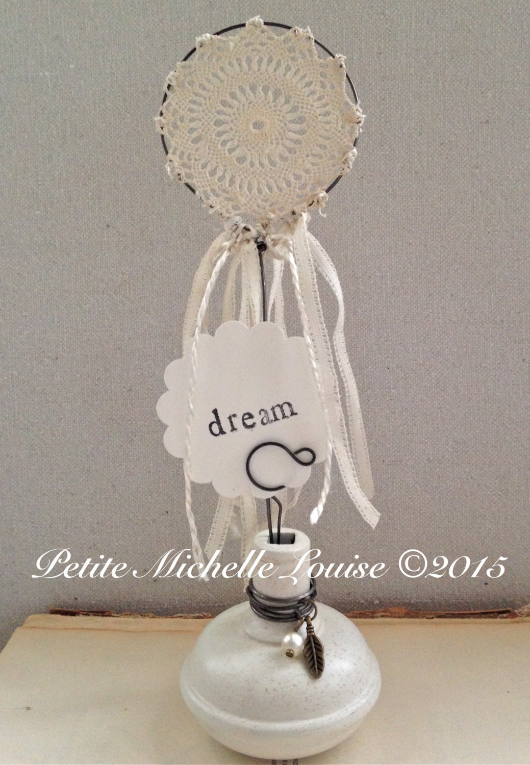 Vintage Door Knob Inspiration Holder Photo Holder Table