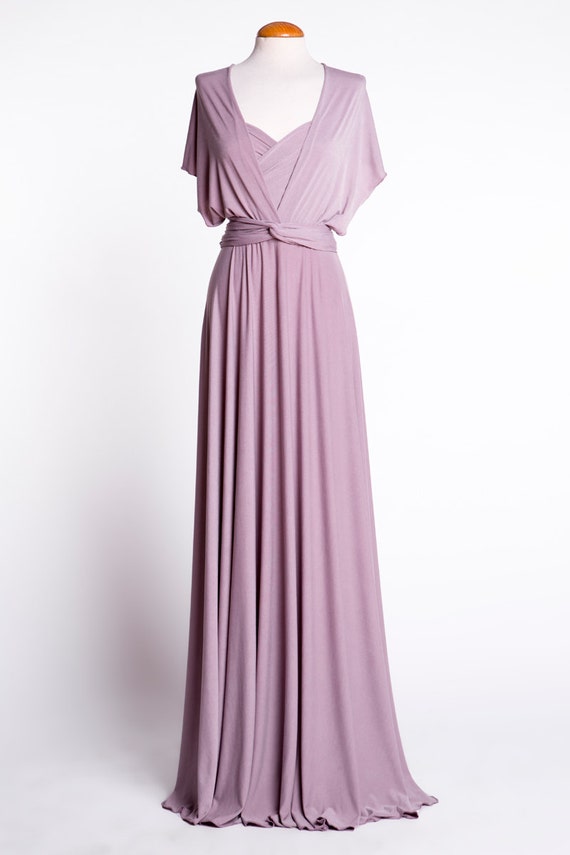 Dusty rose dress  Womens Maxi Dress  Maxi Mauve  Dress  by mimetik