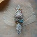 boho dance - a mixed media pendant in bright colours