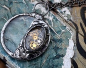 Industrial Chic, Steampunk, Magnifying Glass, Watch Parts Jewelry, Dieselpunk Necklace, Steampunk Jewelry (2285d) Industrial Chic, Steampunk, Magnifying Glass, Watch Parts Jewelry, Dieselpunk Necklace, Steampunk Jewelry (2285d)