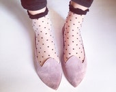 Pointy Old Pink Handmade Leather Loafers Slip on Shoes