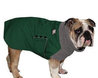 ENGLISH BULLDOG Winter Coat, Dog Winter Jacket, Waterproof Dog Coat, Winter Clothes, Dog Clothes, Dog Clothing, Fleece Neck Warmer, Pet Coat