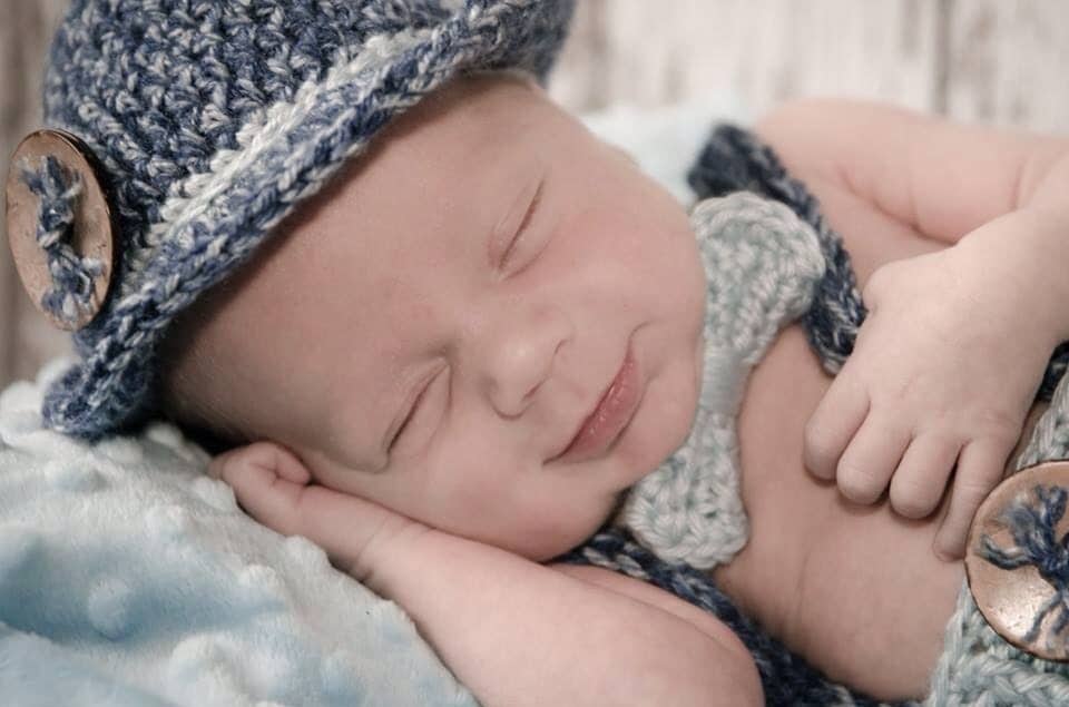 Bringing Baby Home Newborn Baby Boy Outfit Fedora with