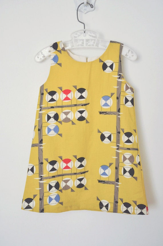 Items similar to little chickadee. sleeveless toddler dress on Etsy