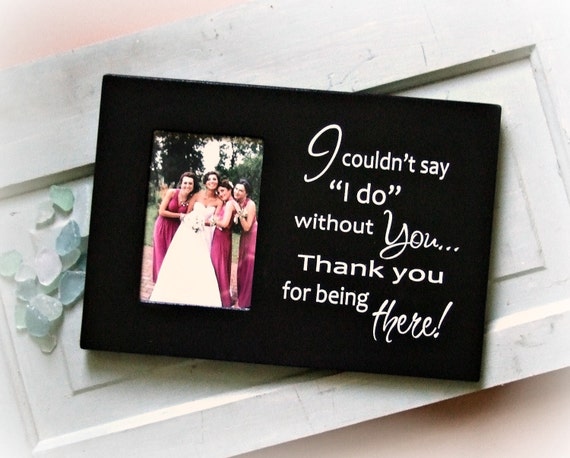 Gift bridesmaid  Gift Wedding frame Photo Frame/Photo Picture Frame Frame/Bridesmaids  gift photo