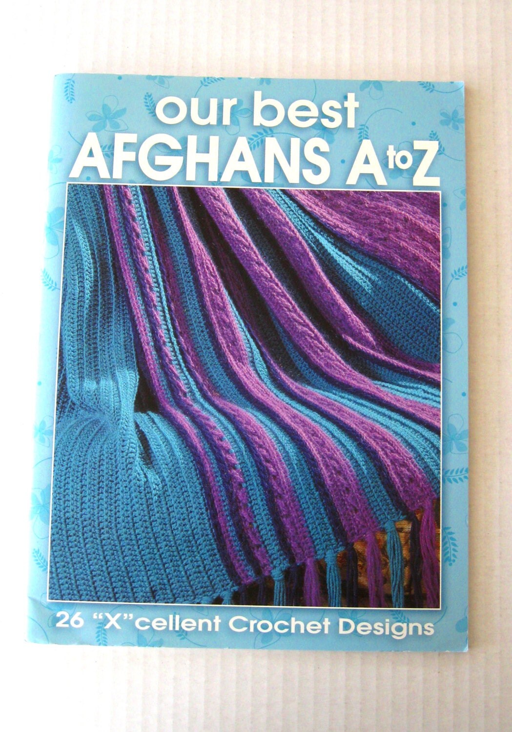 Crochet Afghan Pattern Book Our Best Afghans A to Z 58 pgs