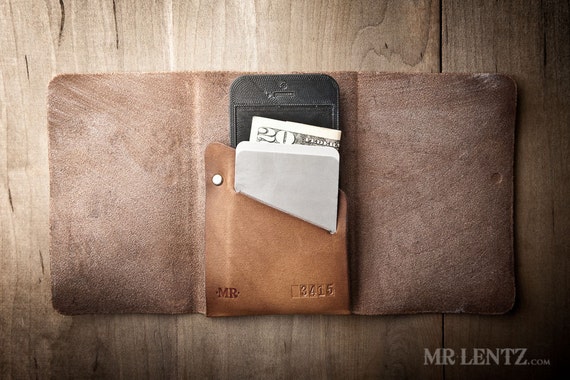 leather wallet and iphone case
