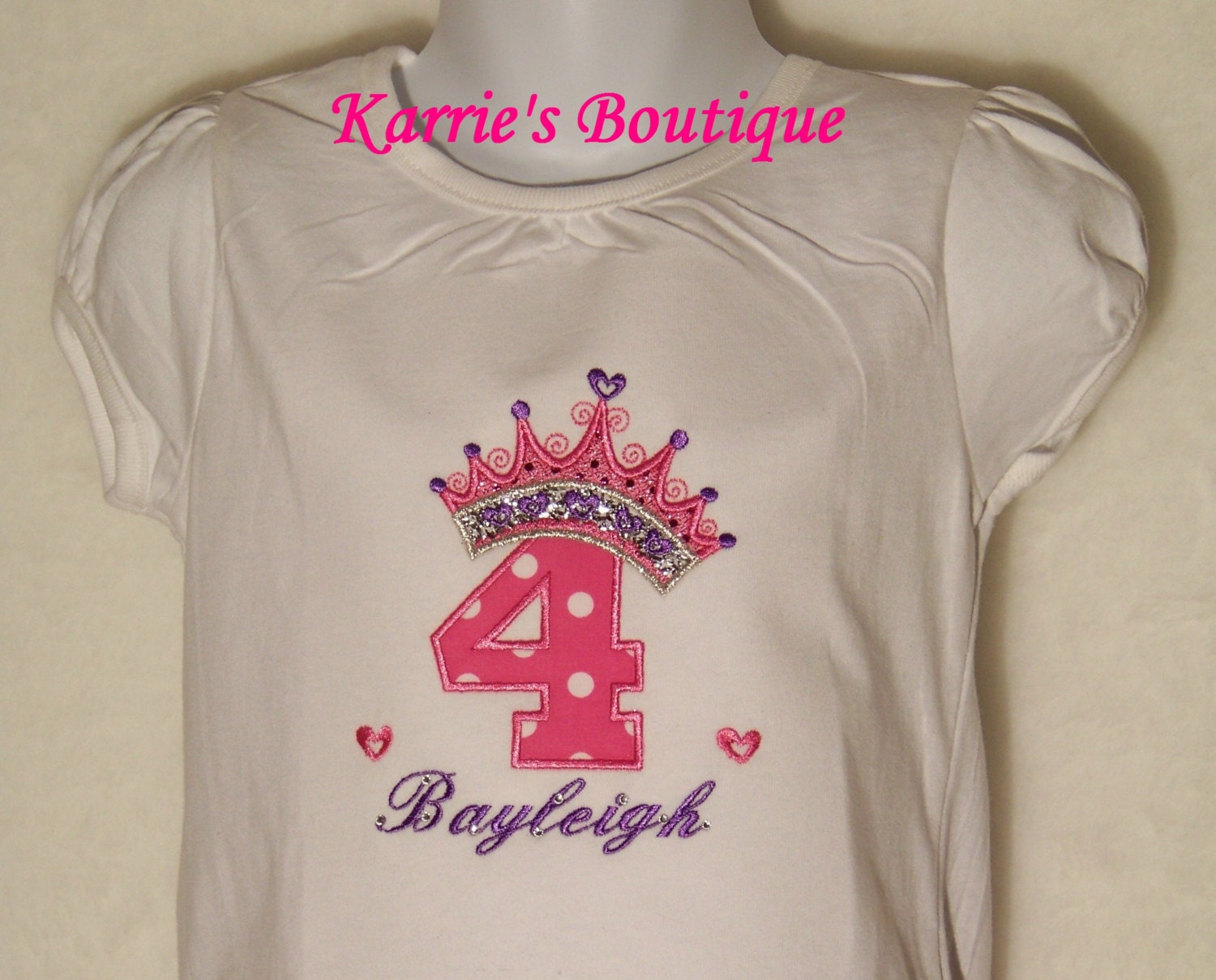 Princess Birthday Shirt / Personalized / 1st Birthday