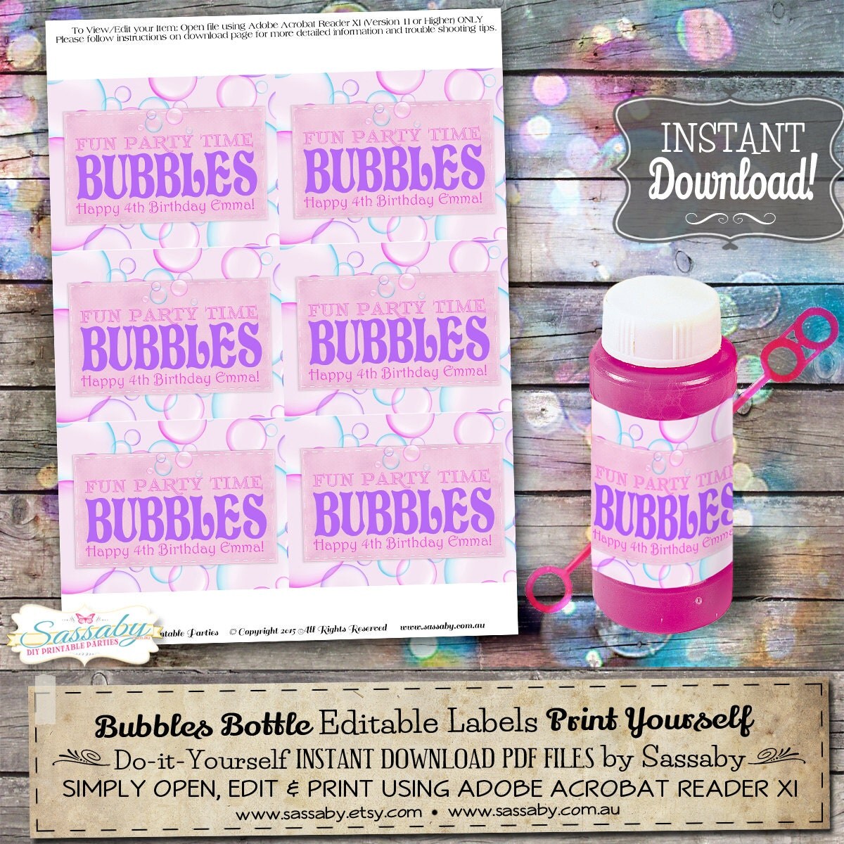 bubbles-bottle-labels-instant-download-editable