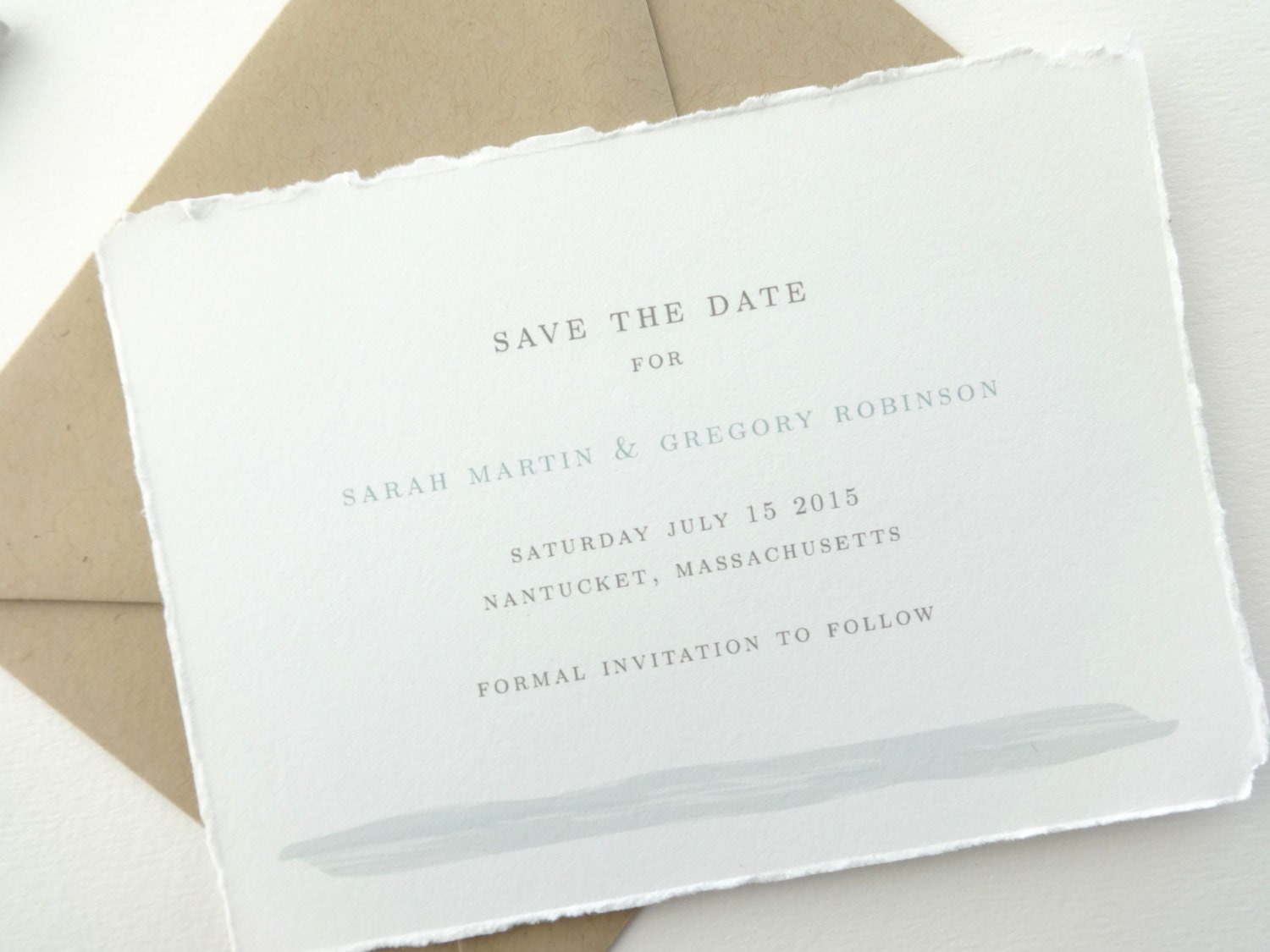 Kraft Save the Date Cards