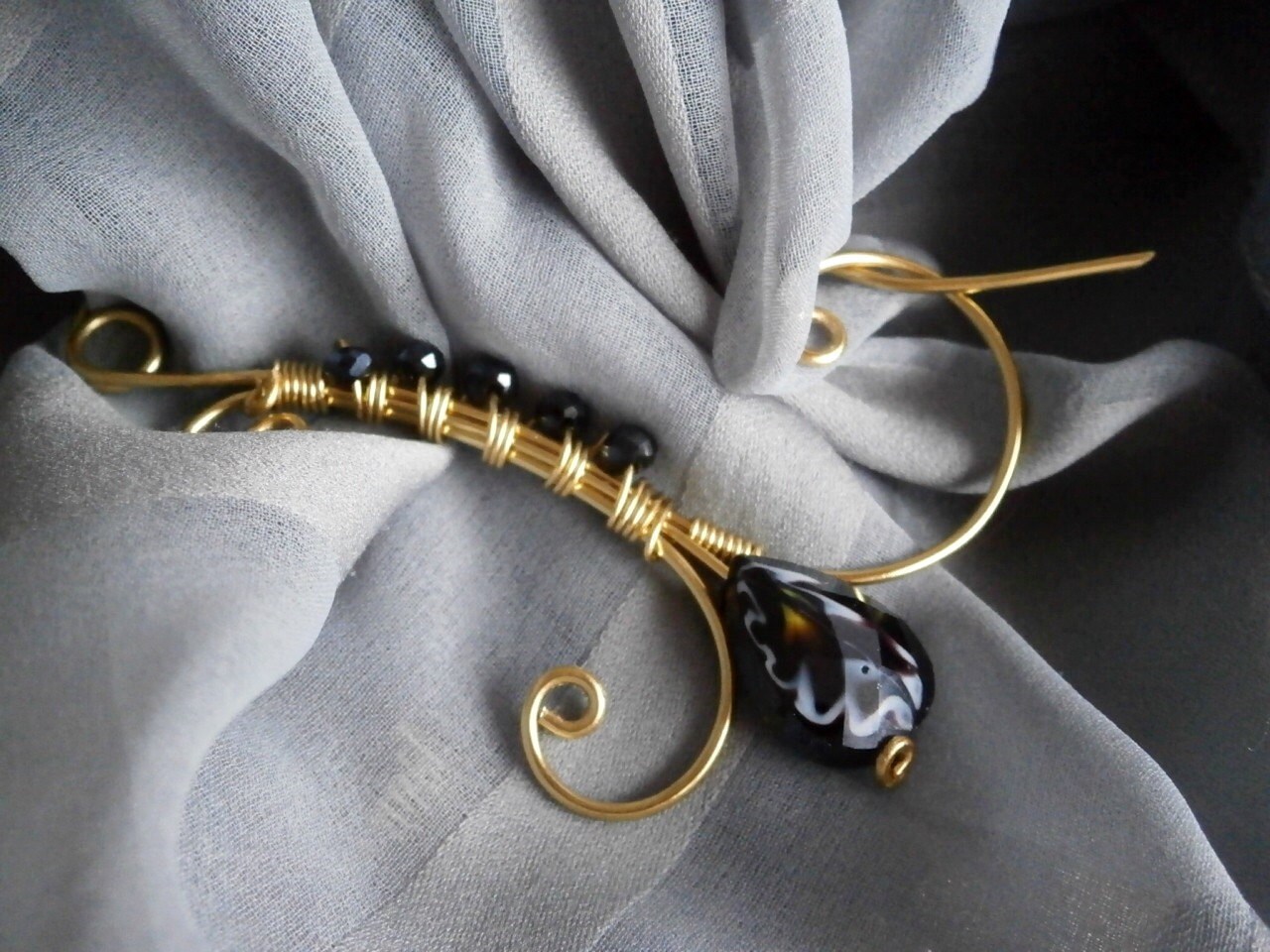 Shawl Pin Scarf Pin Sweater Brooch brass brooch Knitting