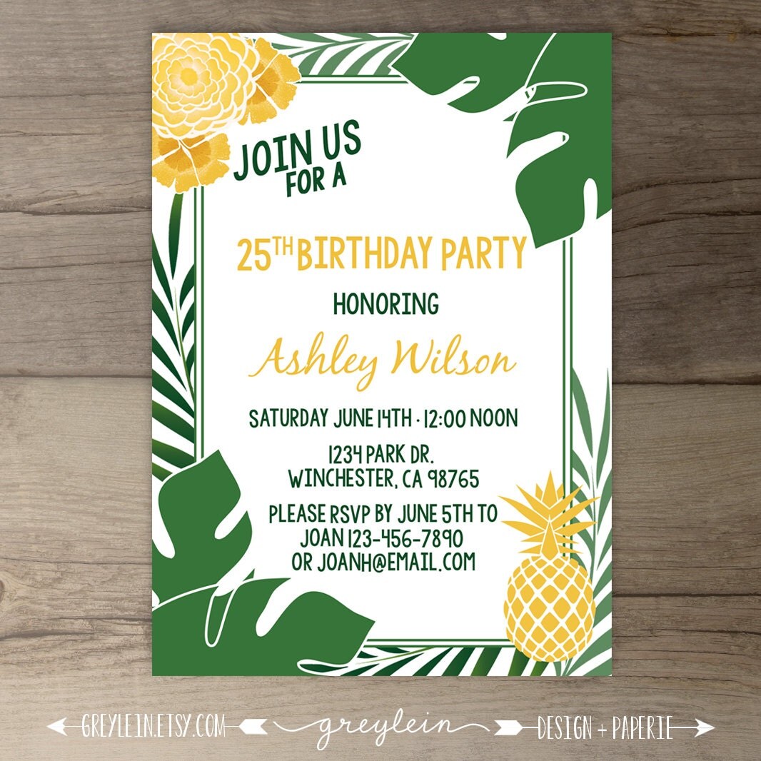 Cuban Invitation Template 7