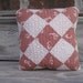 Vintage Quilt Pillow backed with Old Quilt material