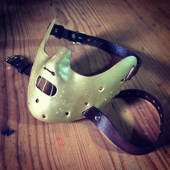 Hannibal Lecter cuir masque le Silence des agneaux par LMEmasks