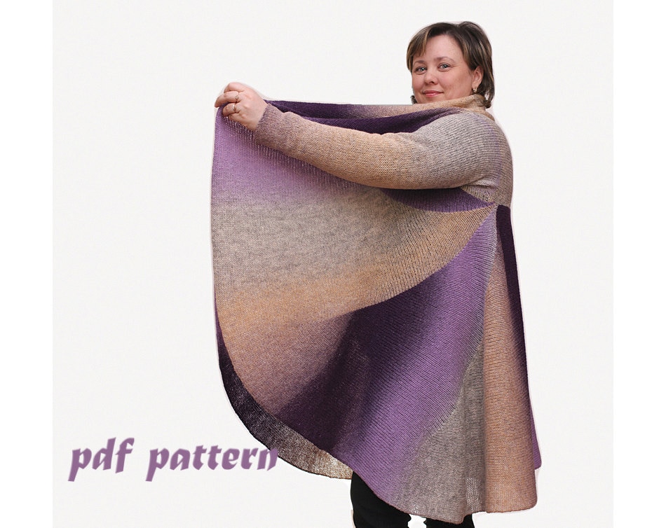 KNITTING PATTERN Women cardigan Pattern oversize sweater