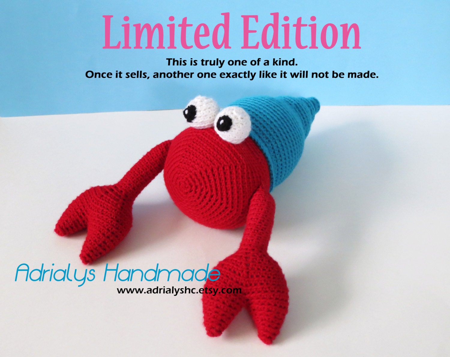 plush hermit crab