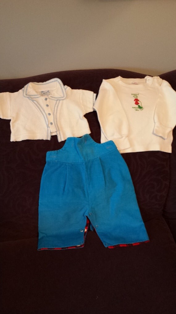 1940s Vintage Baby Boys Clothing by 3LittleWitches on Etsy