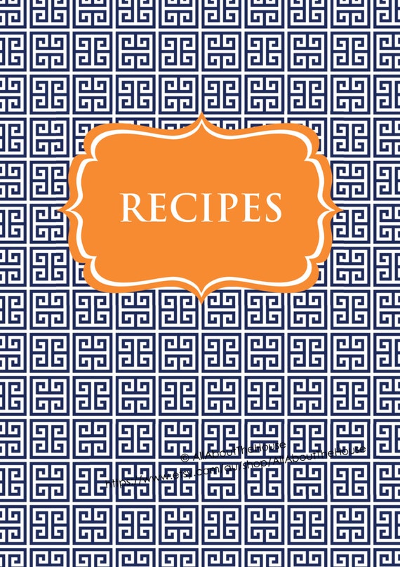 EDITABLE Recipe Binder Printables Recipe Sheet Recipe Card Recipes to ...