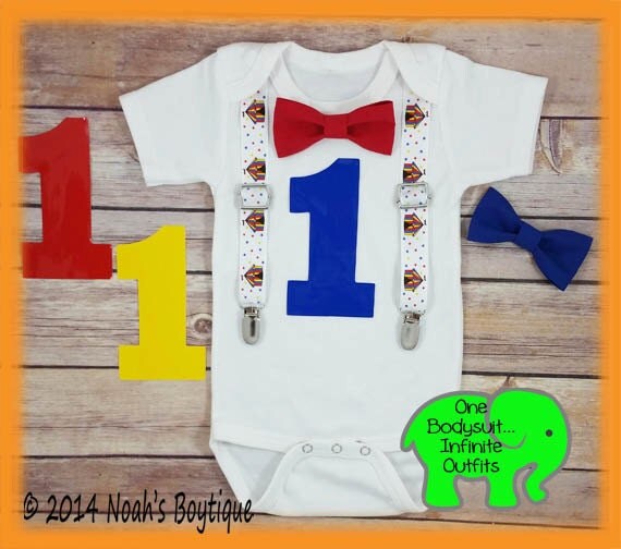 Circus Birthday Shirt - Baby Boy Circus Outfit - First Birthday Carnival Outfit - First Birthday Bow Tie Romper - Circus Party by NoahsBoytiques