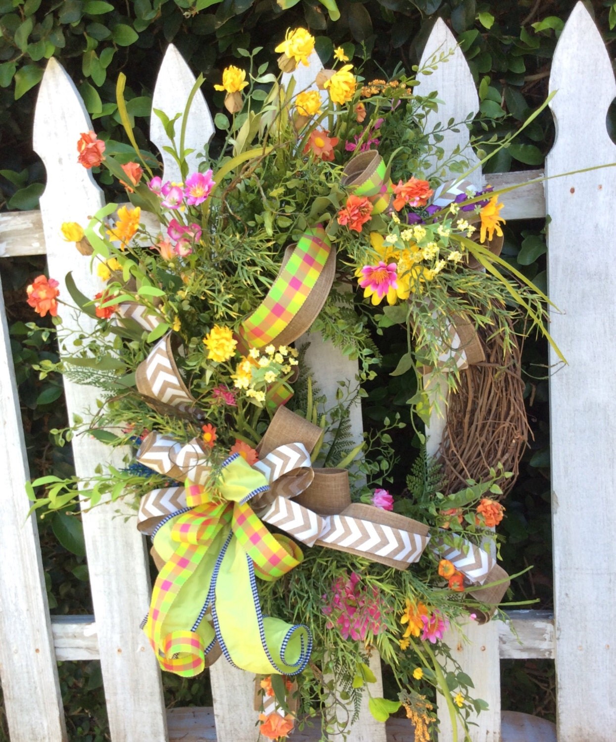 Summer Wreath door Wreath wreath for door Summertime