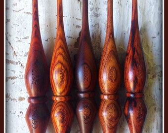 Wooden Crochet Hook / Hand-turned Cocobolo Crochet Hook