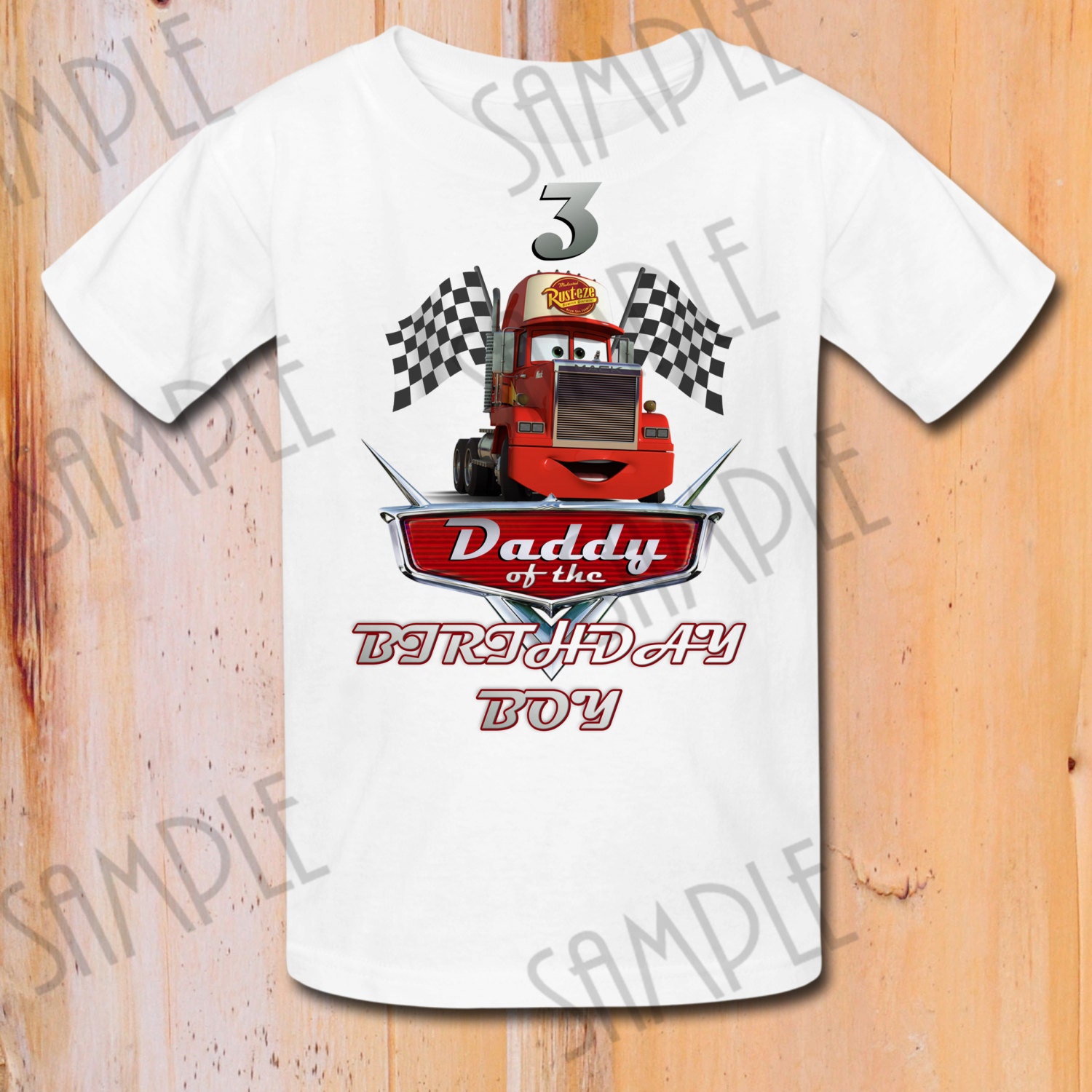 Tshirt Disney Cars DIY Custom Iron On Transfer Printable
