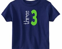3 number t shirt