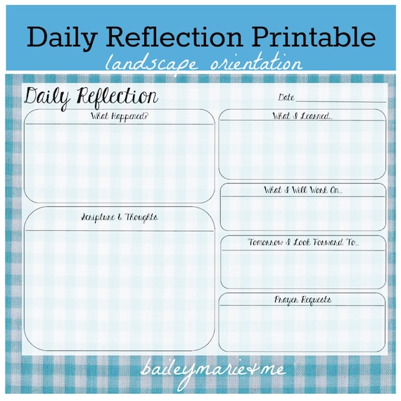Items similar to Bible Study Daily Devotional Printable, Daily
