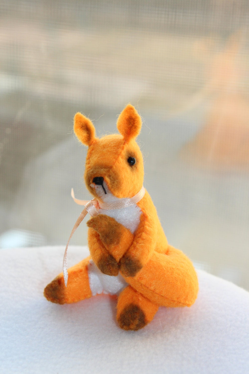 small stuffed fox toy