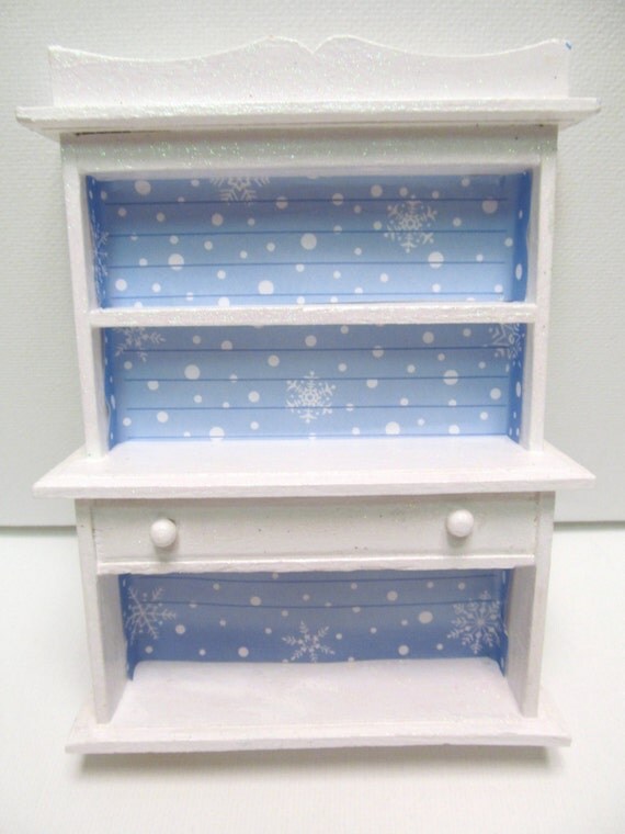 Frozen Miniature Dollhouse Cupboard Elsa's