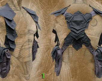 Nazca Shoulder Holster Bag ~ post apocalyptic steampunk neo tribal
