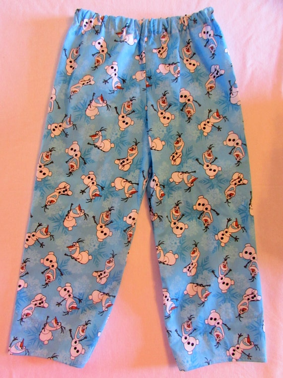 Olaf pajama cotton pants 1/2T to 14