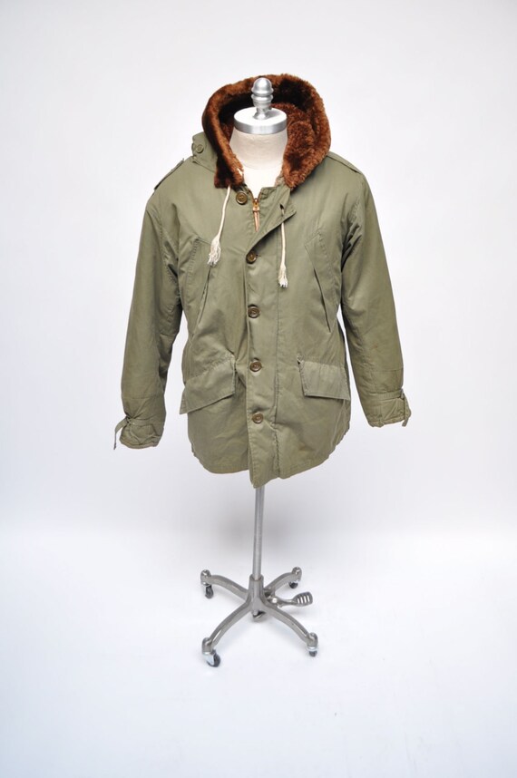 vintage jacket military parka coat WORLD WAR II ww2 b-11 b11