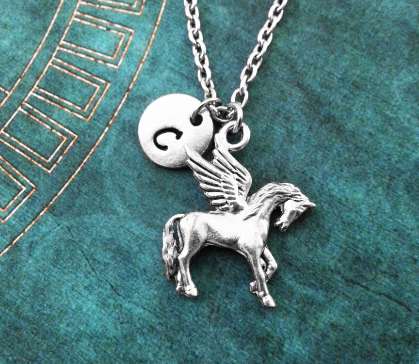 Pegasus Necklace SMALL Pegasus Jewelry Pegasus Gift