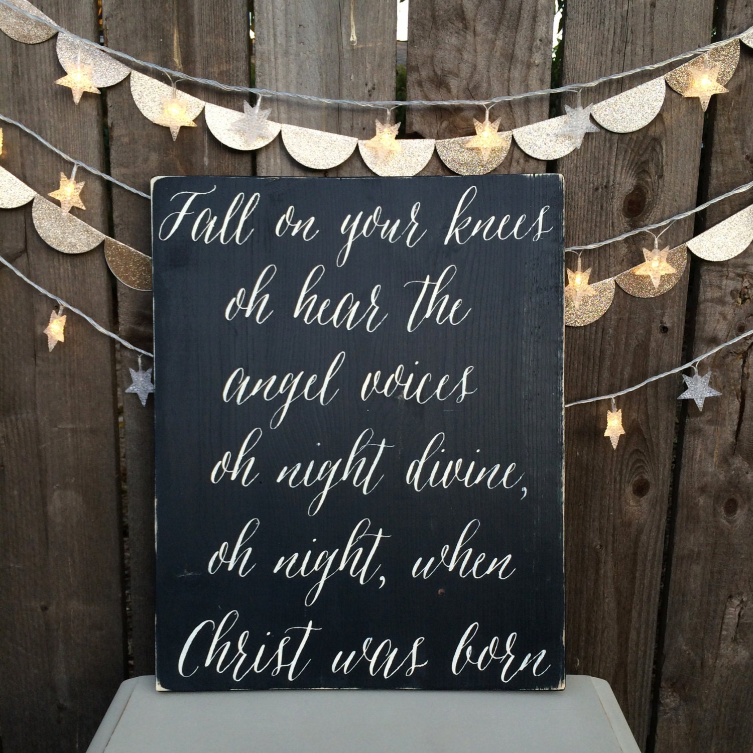 Fall On Your Knees Chalkboard Inspired by AnchoredSoulDesignCo