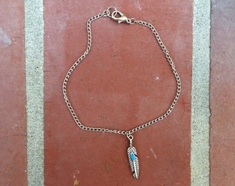 Feathers Breastplate, Turquoise main image 0