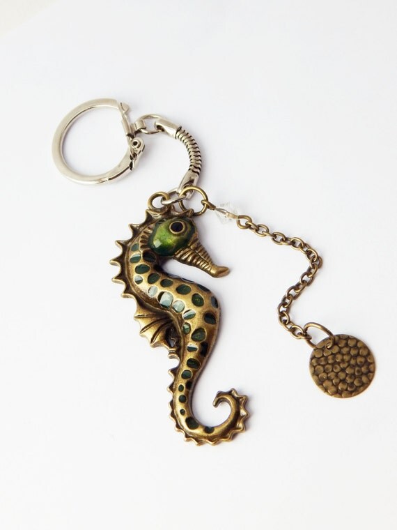 Seahorse Keychains Sea Animals Sea Lover Car Accessories Auto