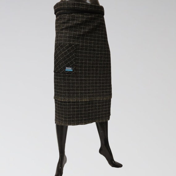 size M/L outerwear wrap wool blanket skirt warm layer by NorSari