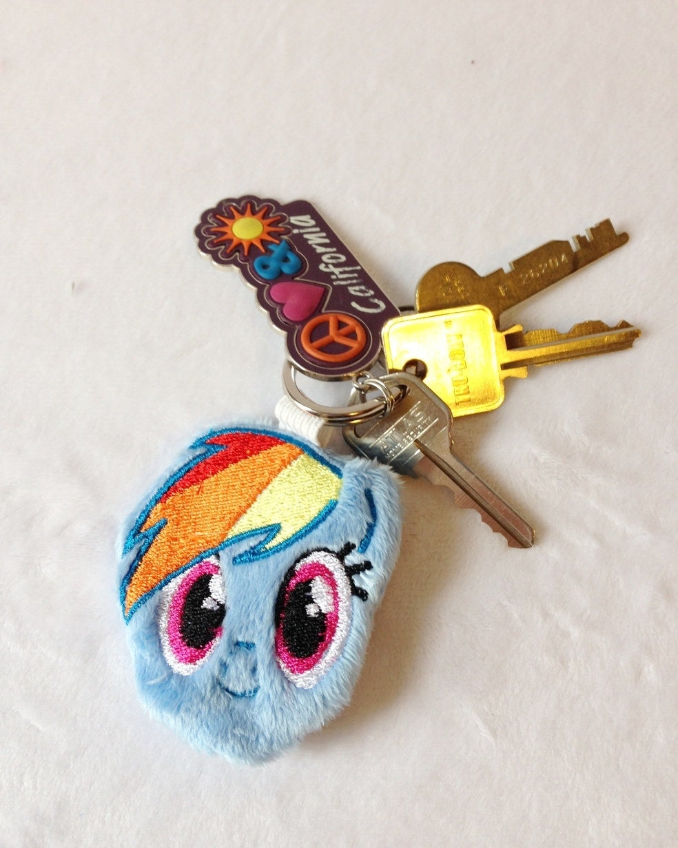 my little pony keychain plush