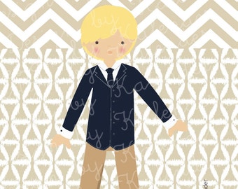 First Communion or Confirmation Boy Invitation -2. A la Carte. DIY Printable.