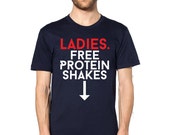 free protein shakes shirt