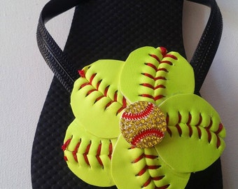 softball flip flops