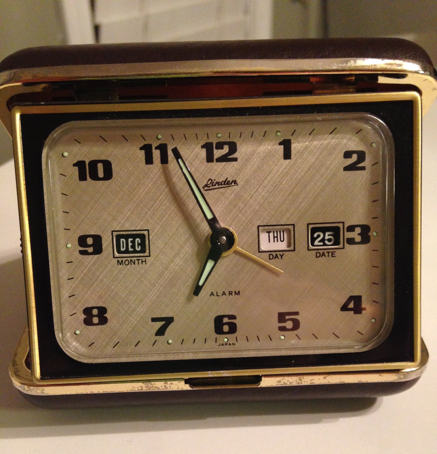 Linden Travel Alarm Clock item no. 1528 Original by TheZenSquirrel