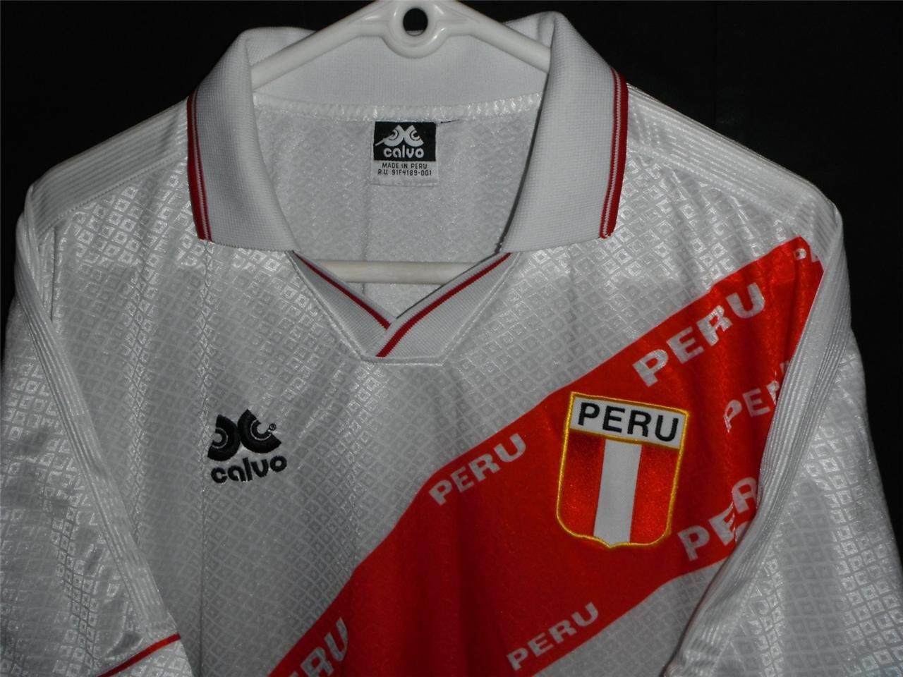 PERU 8 Player Issue Football Soccer Jersey by JERSEYSFROMCANADA