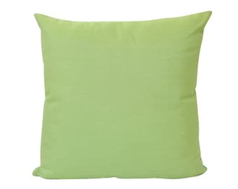 Parrot Green Sunbrella Indoor Outdoor Pillow Cover