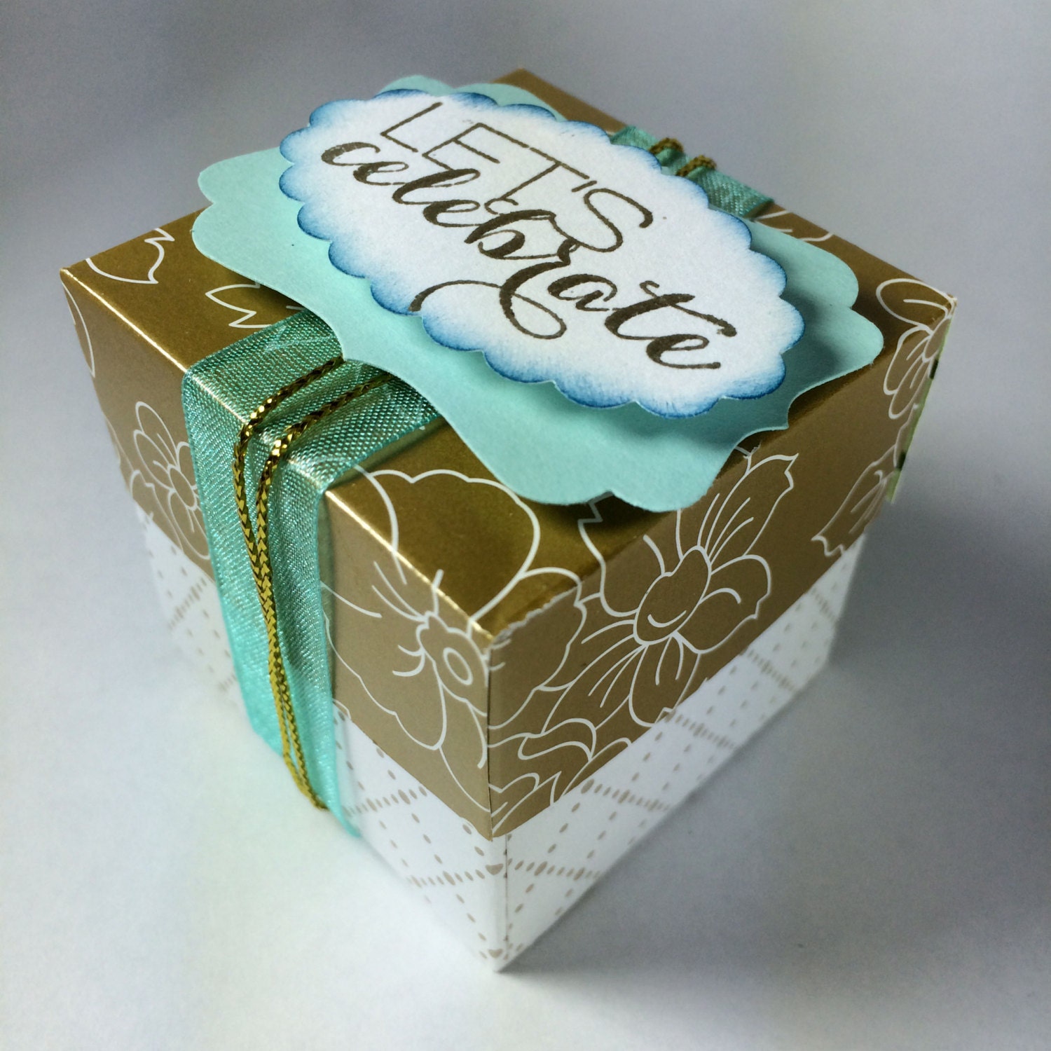 Wedding Favor Box By Postandbead On Etsy 6290