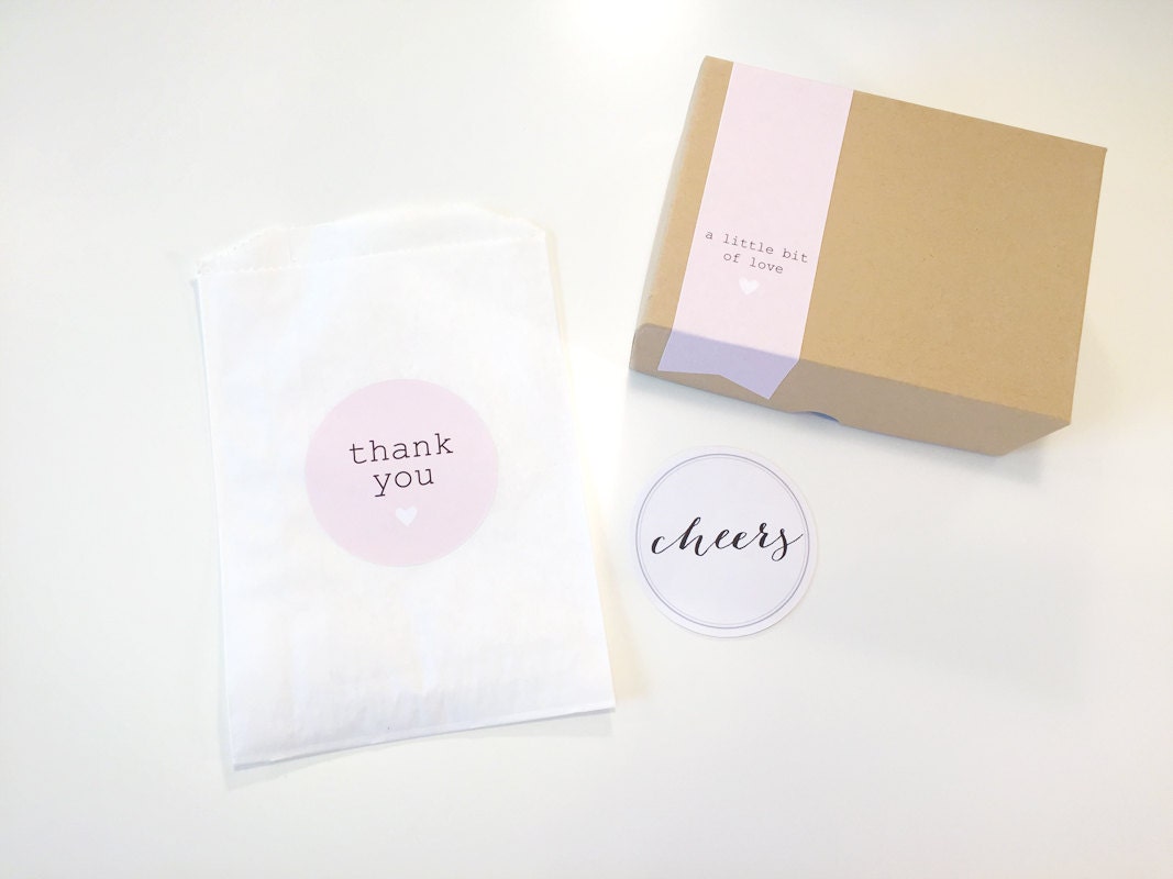 Custom Wedding Stickers / Favor Bags / Birthday Stickers