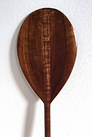 Trophy Size 2ft Koa Paddle Hawaiian Outrigger Canoe Paddling