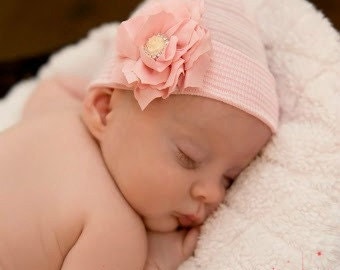 Newborn Hospital Hat Baby Girl Beanie Newborn Beenie Newborn Hat Baby Girl Hat Newborn Girl Hat Newborn Hospital Hat Newborn Photo Prop