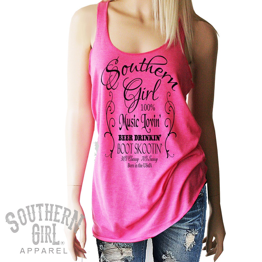 Southern Girl Tank Southern Shirts Country Music Shirt 7942